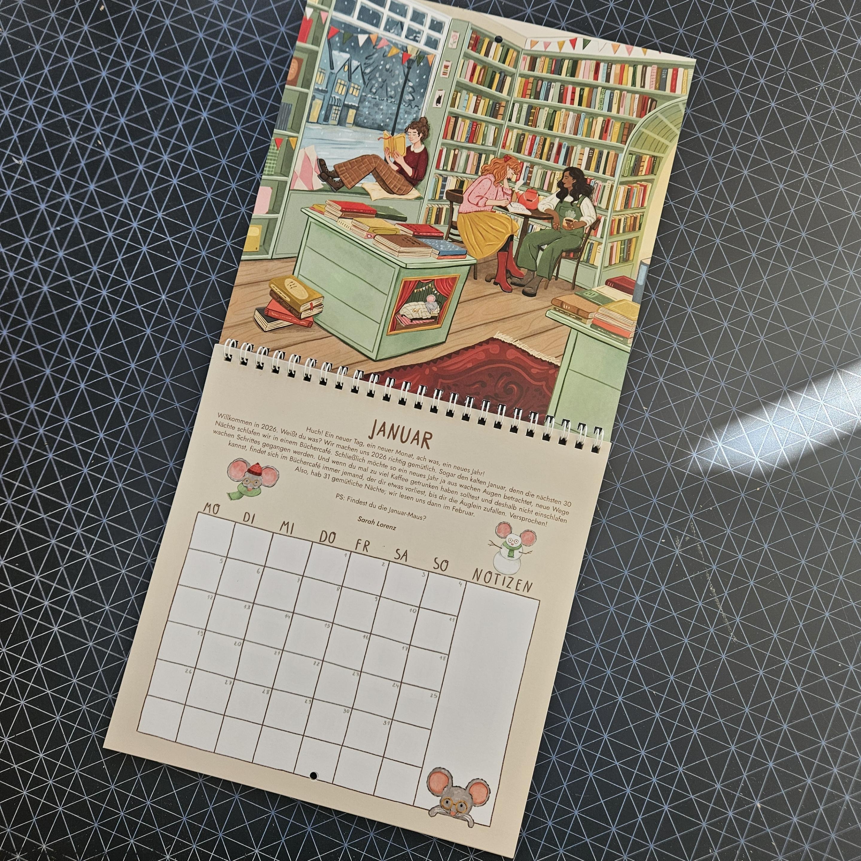 Wandkalender 2026 von Lea Melcher und Sarah Lorenz
